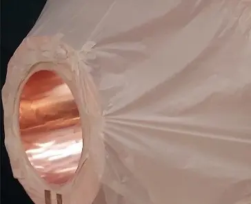 Protected copper component after a UHV-compatible process