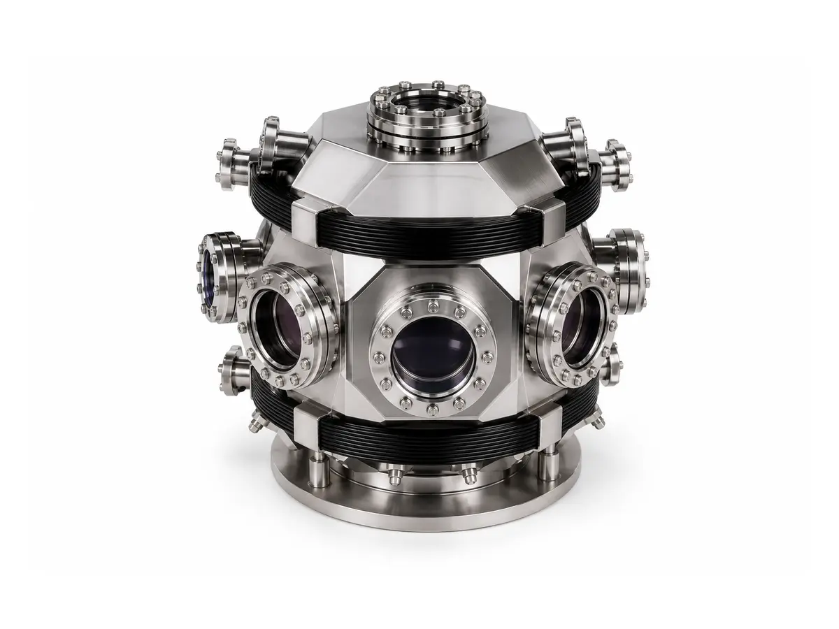 Representation of an optical atom-trap chamber