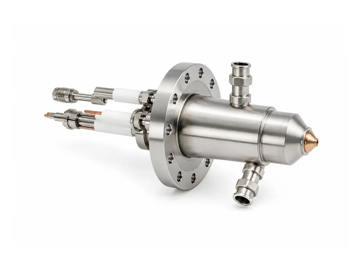 Representation of an electron-optical vacuum component