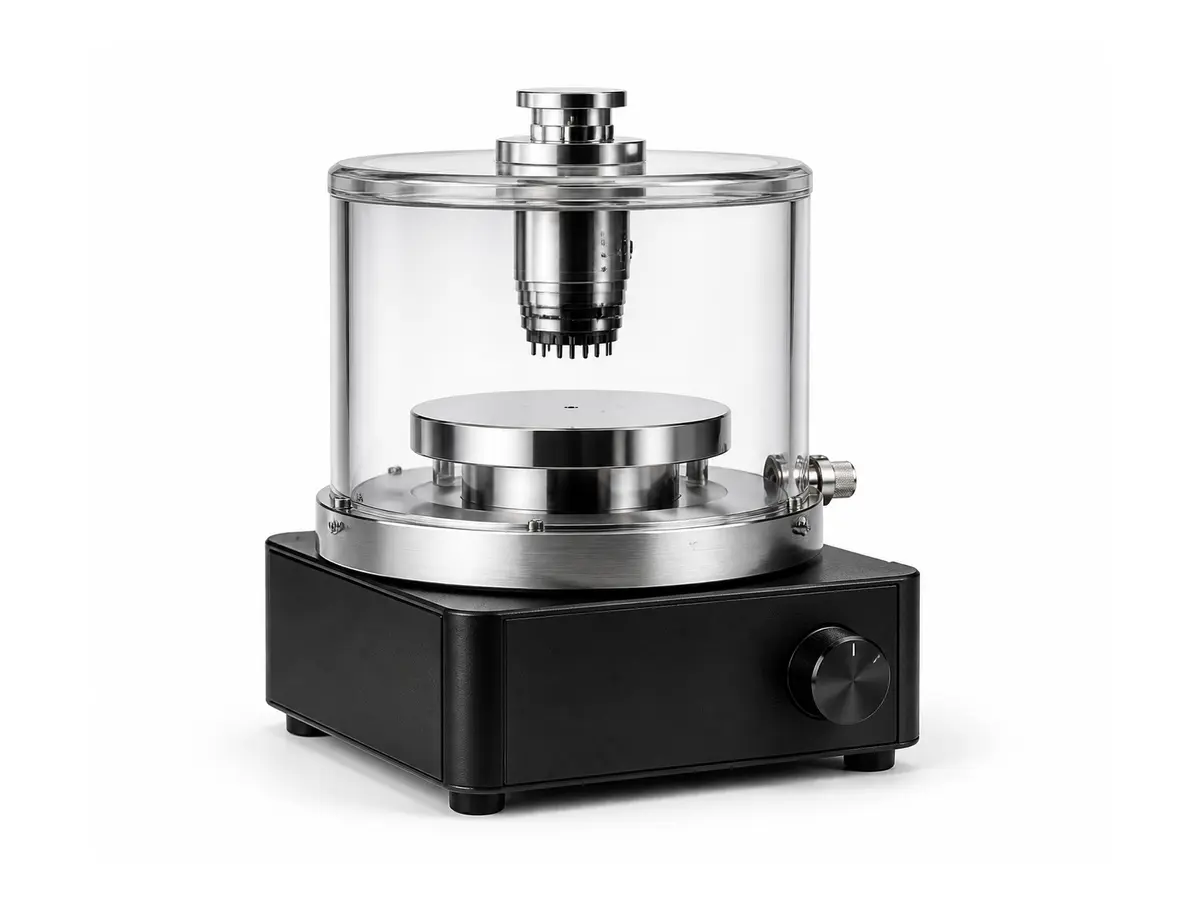 Representation of a compact carbon-coating instrument