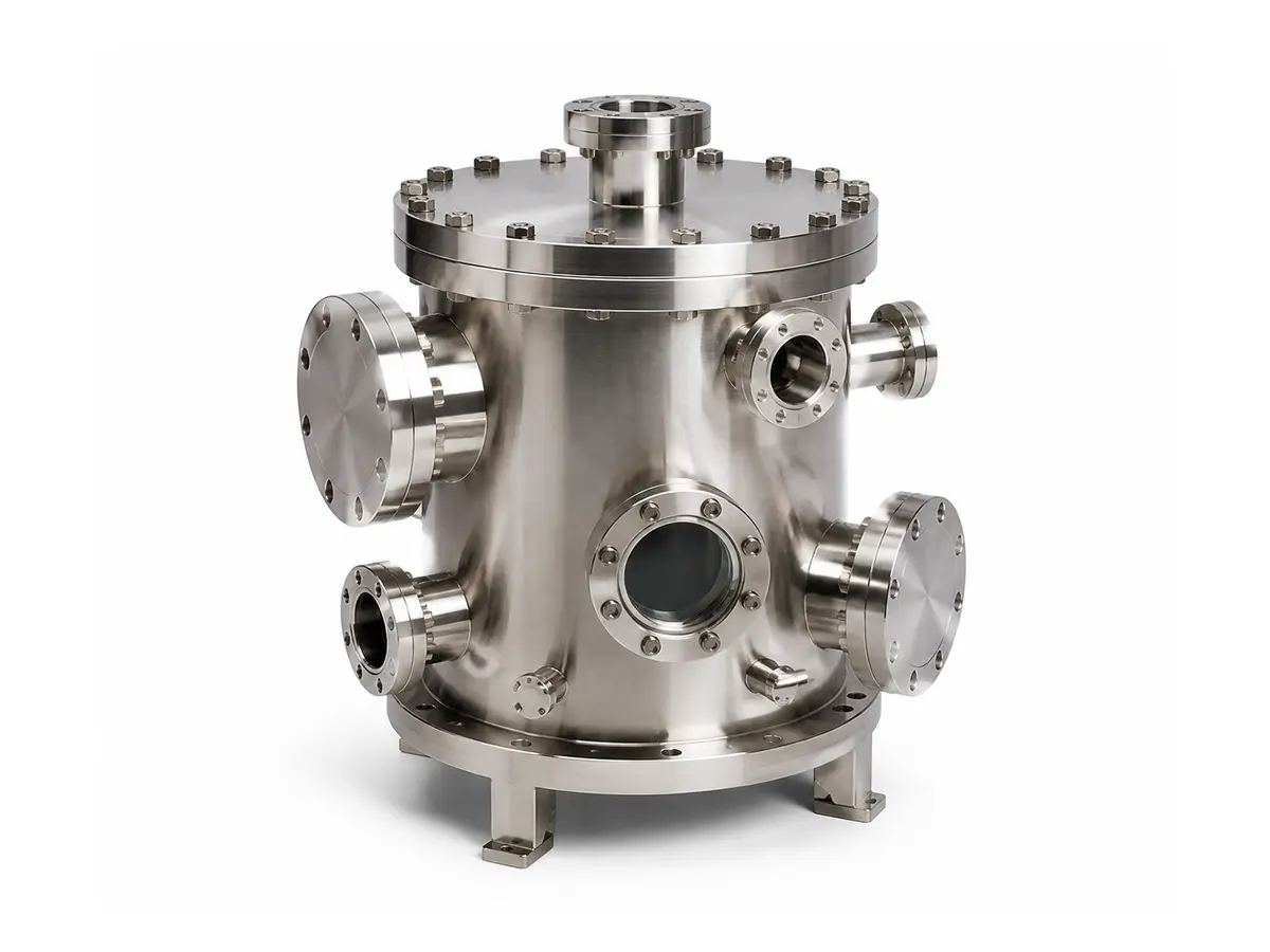 Representation of a compact ultra-high-vacuum chamber