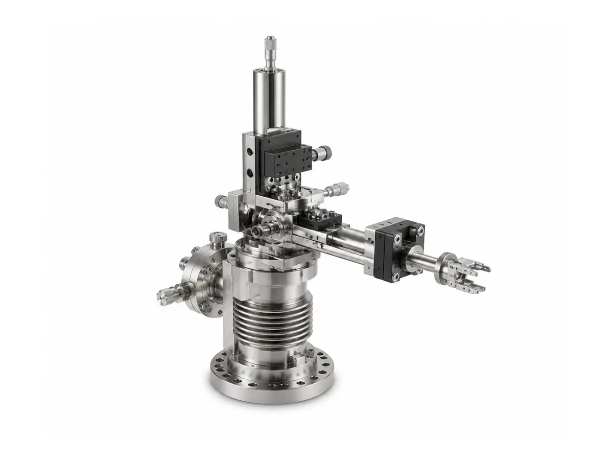 Representation of a multi-axis ultra-high-vacuum manipulator